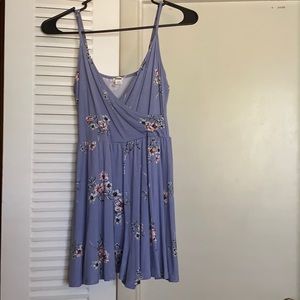 Light Blue Floral Romper 🌸